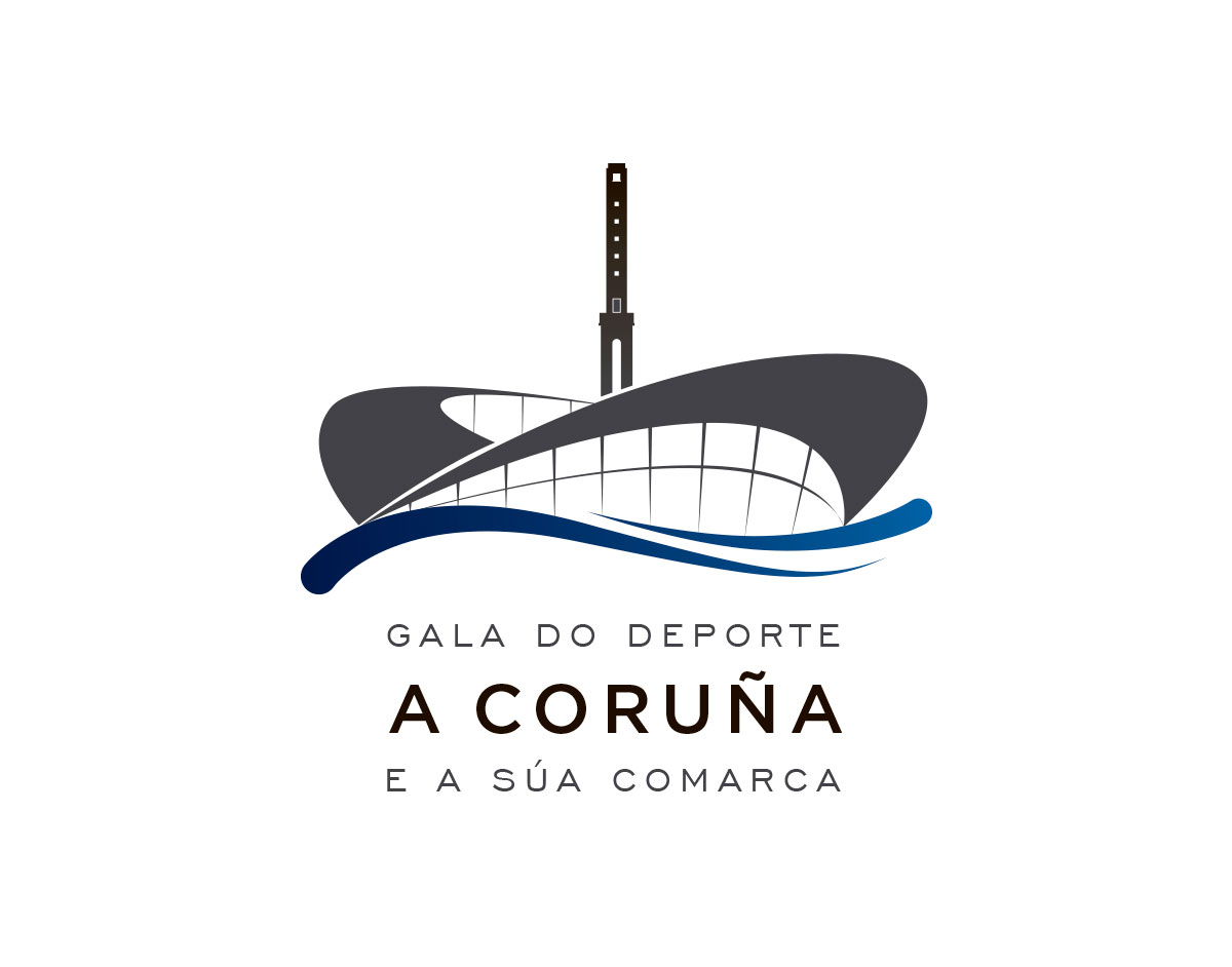 Logotipo Gala do Deporte da Coruña e a súa Comarca