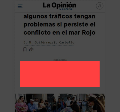 Publicidad La Opinión A Coruña - Cinta