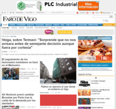 Publicidad La Opinión A Coruña - Botón