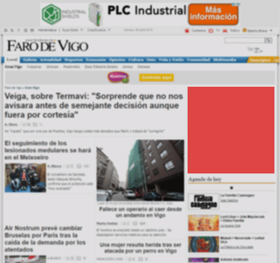 Publicidad La Opinión A Coruña - Robapáginas desplegable
